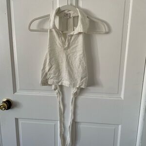 NWT Urban Outfitters BDG Tie Waist Crop Polo